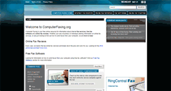 Desktop Screenshot of computerfaxing.org